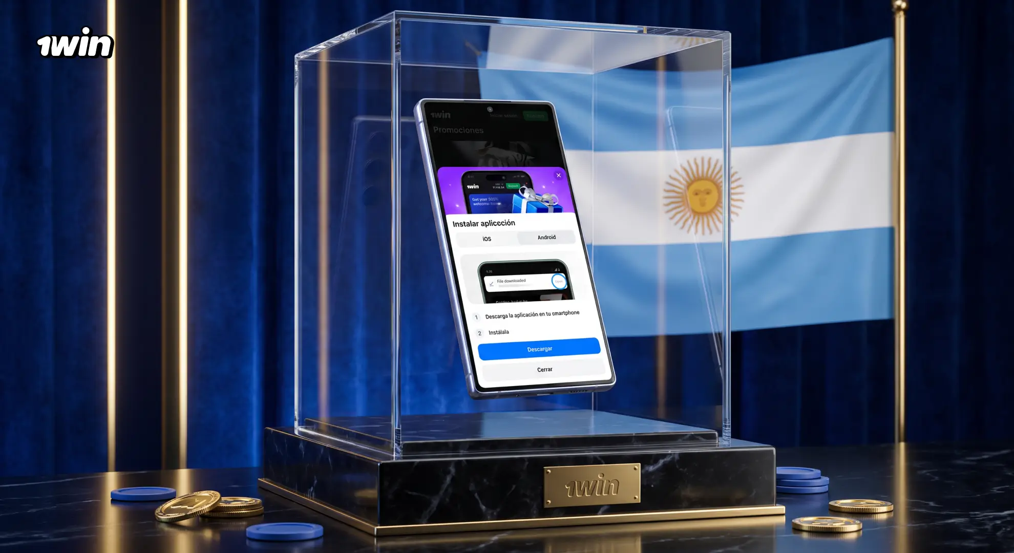 Descarga del APK de 1win para Android