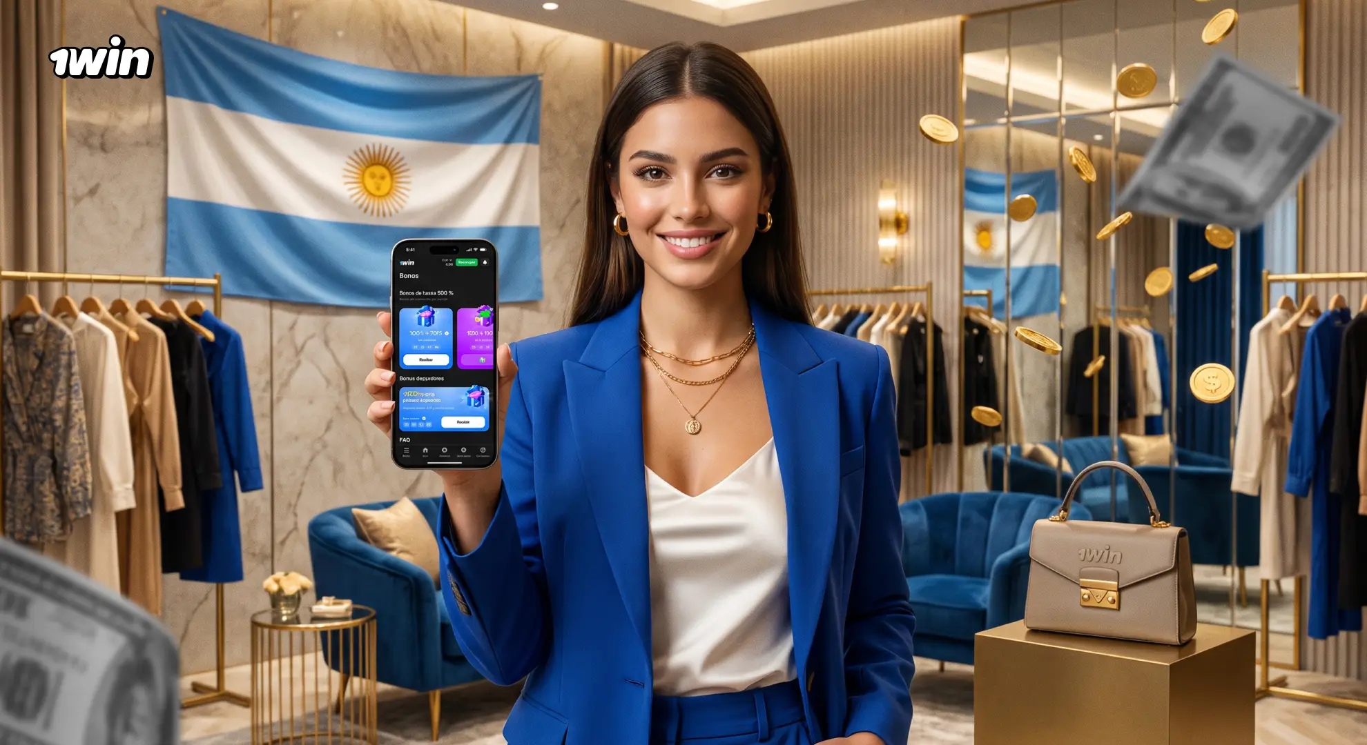 Primer depósito y bono de 1win